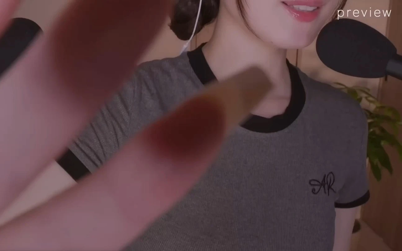 【ASMR cham】低语，你不能忽视|深邃的耳对耳和催眠的手部动作