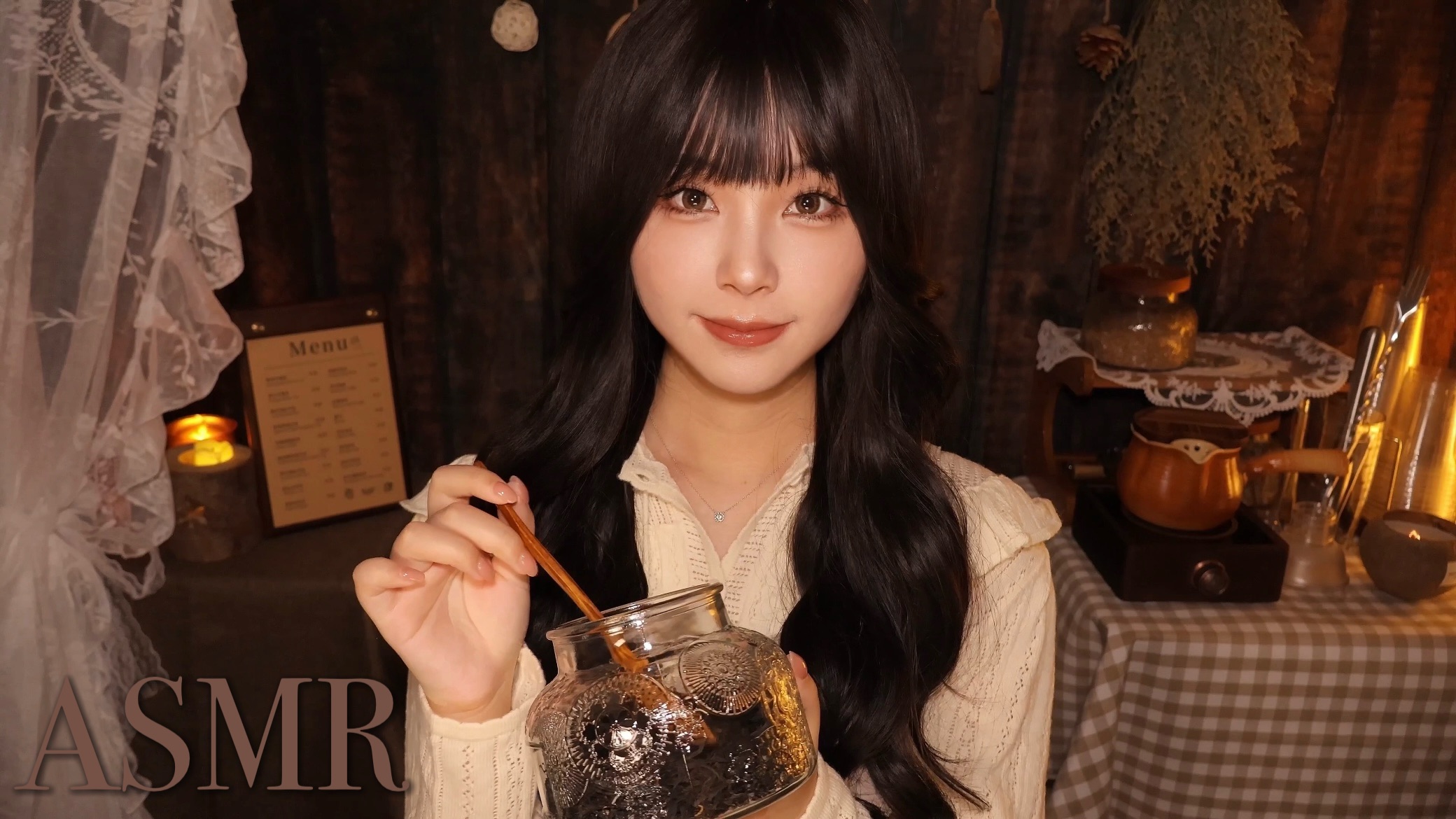 ASMR｜入冬了，来喝一杯热乎乎的奶茶吧｜奶茶店情景模拟｜温柔轻语｜做奶茶｜水果茶｜茶叶｜木勺｜双声道｜喂食｜助眠｜出触发音｜场景模拟｜为你制作饮品