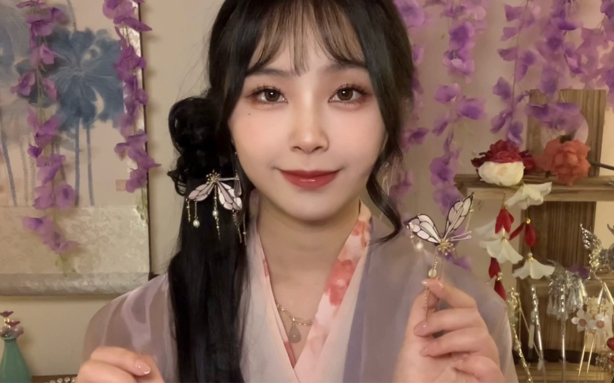古风ASMR｜欢迎来到发簪店｜珠钗 发簪｜梳头｜算盘｜木头｜珠串触发音｜温柔轻语助眠｜情景模拟
