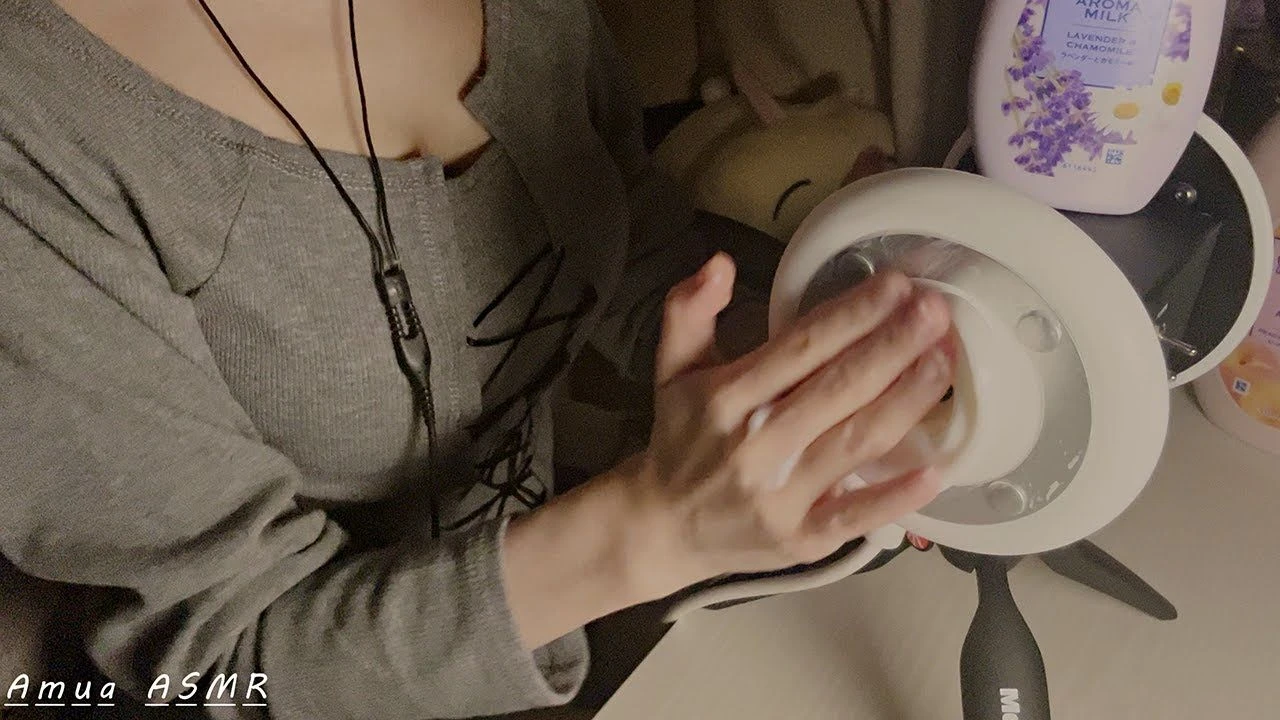 Amua ASMR：甜蜜女友哄睡按摩🥱| 3dio，SR3D